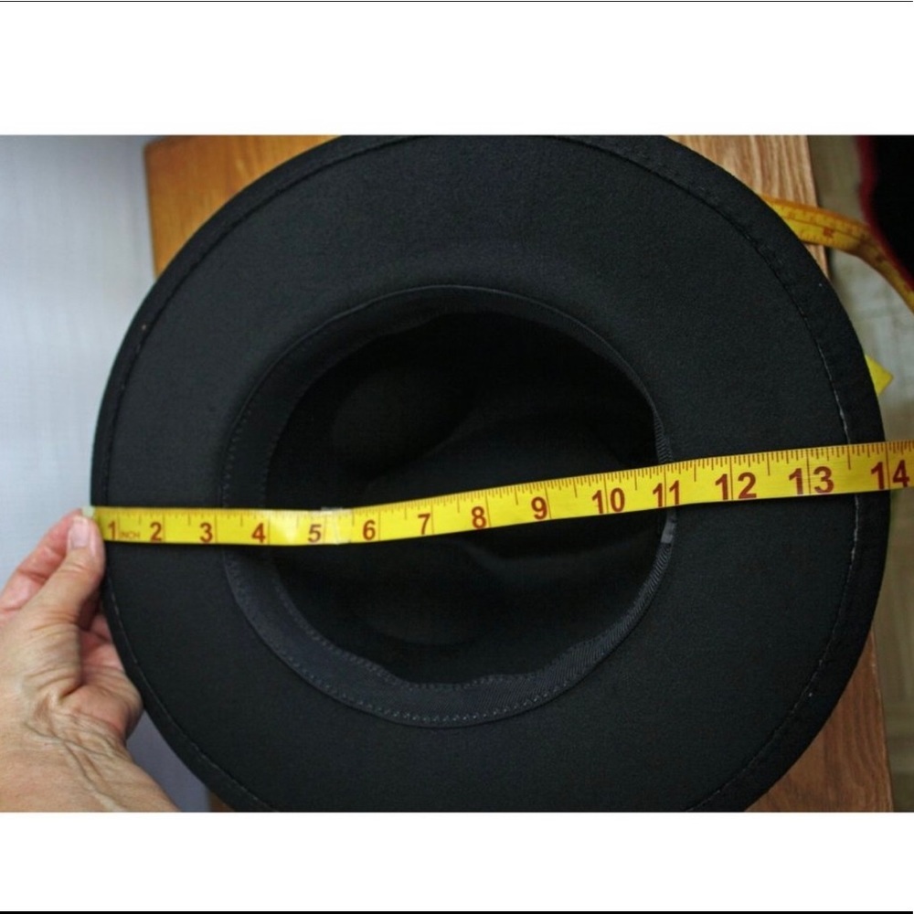 New! Sale 🔥 Ivory Leopard Felt Wool Belted Panama Hat - Picture 11 of 11